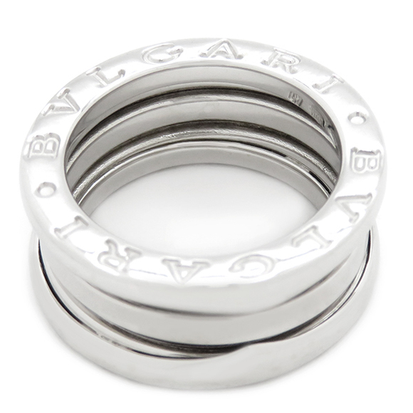 Bvlgari B-Zero 12 Band Ring Ceramic White Gold - Picture 3 of 7